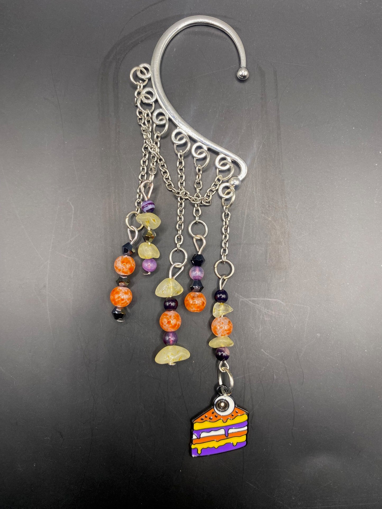 Monster Cake (ear cuff dangle)