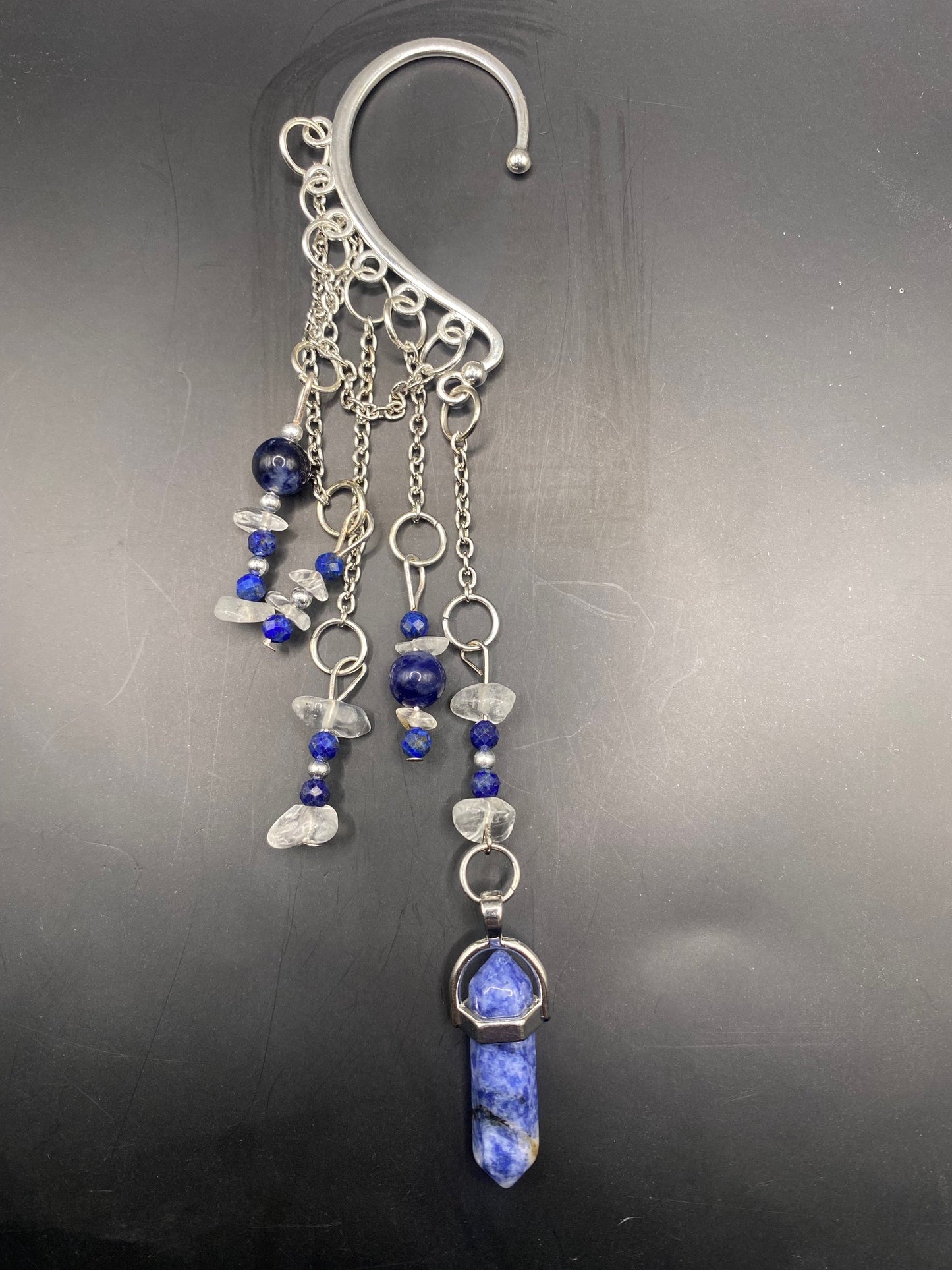 Lapis Love (ear cuff dangle)