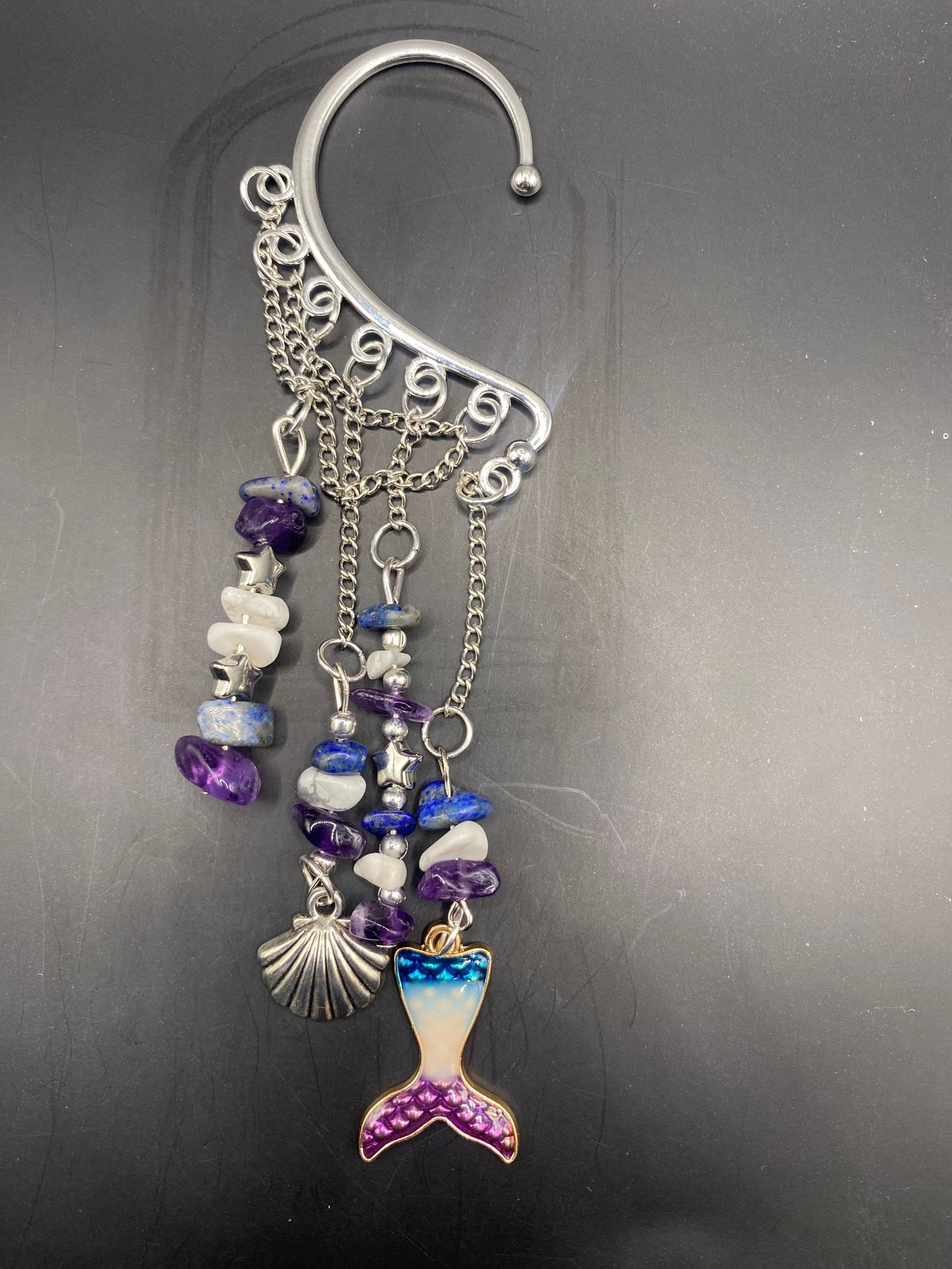 Mermaid Daydreams (ear cuff dangle)