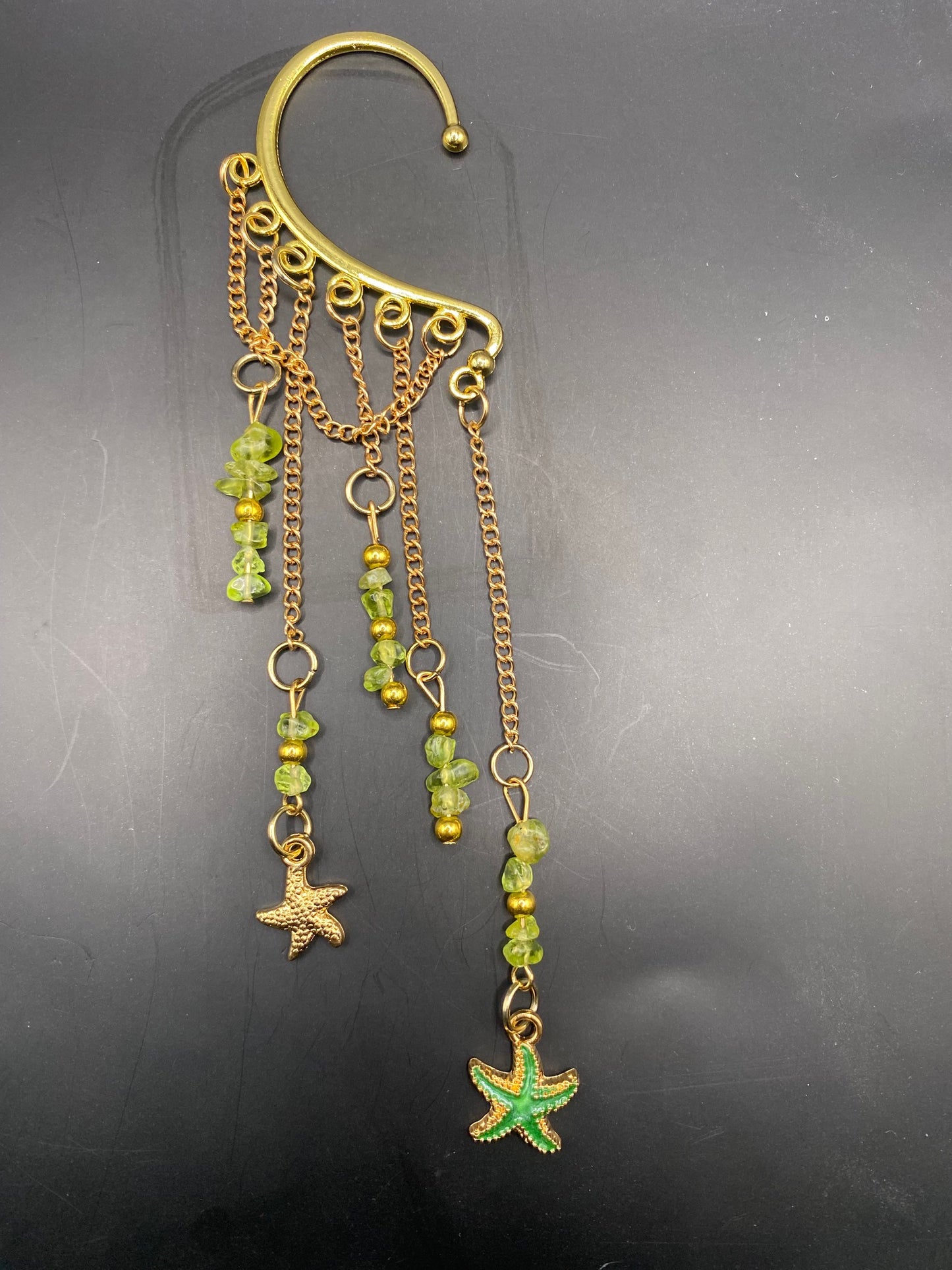 Seafoam Starfish (ear cuff dangle)