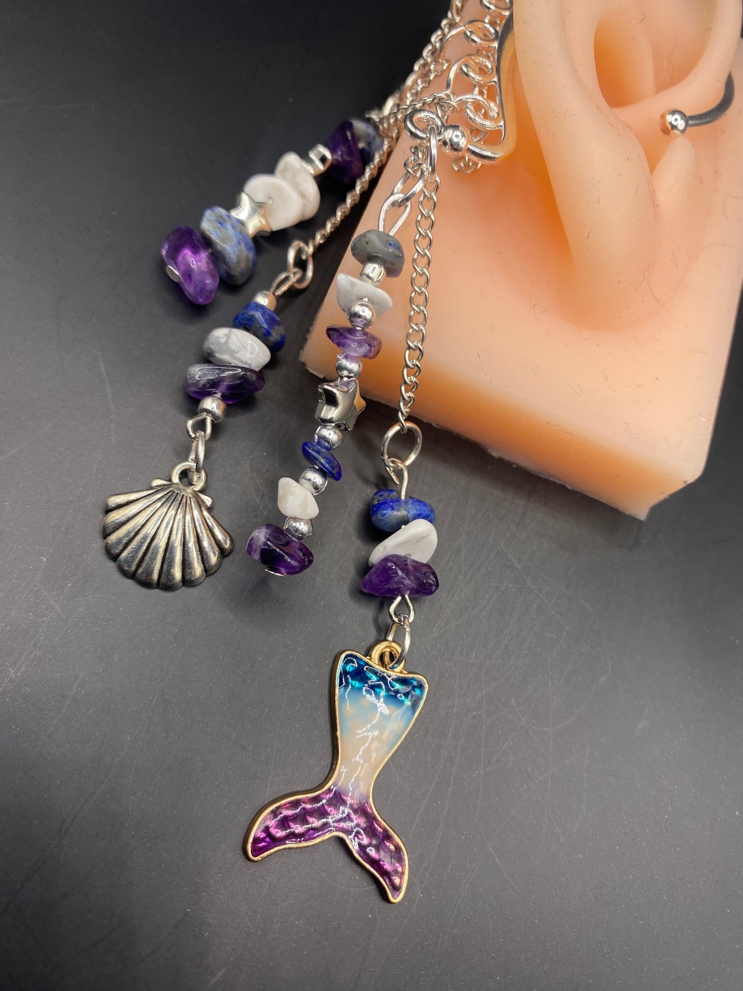 Mermaid Daydreams (ear cuff dangle)