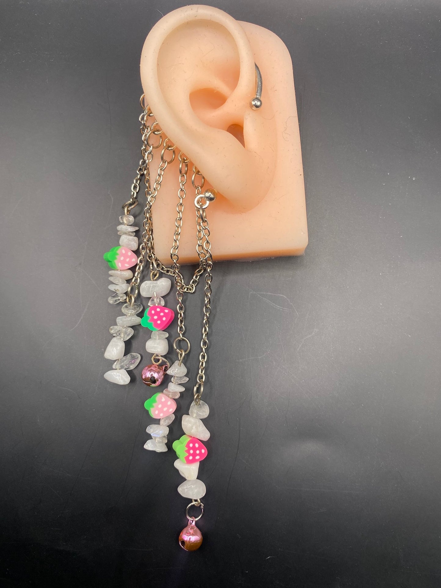 Strawberry Shortcake (ear cuff dangle)