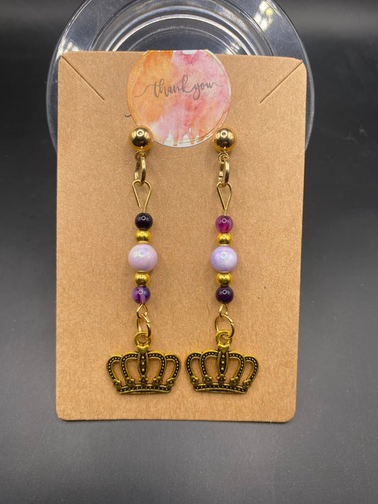 Royal Purple (earrings)