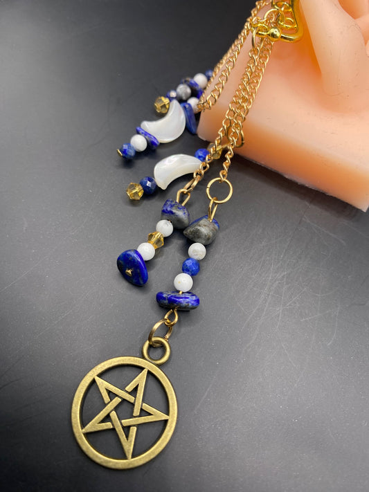 Triple Moon (ear cuff dangle)