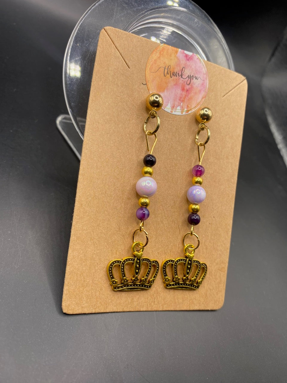 Royal Purple (earrings)