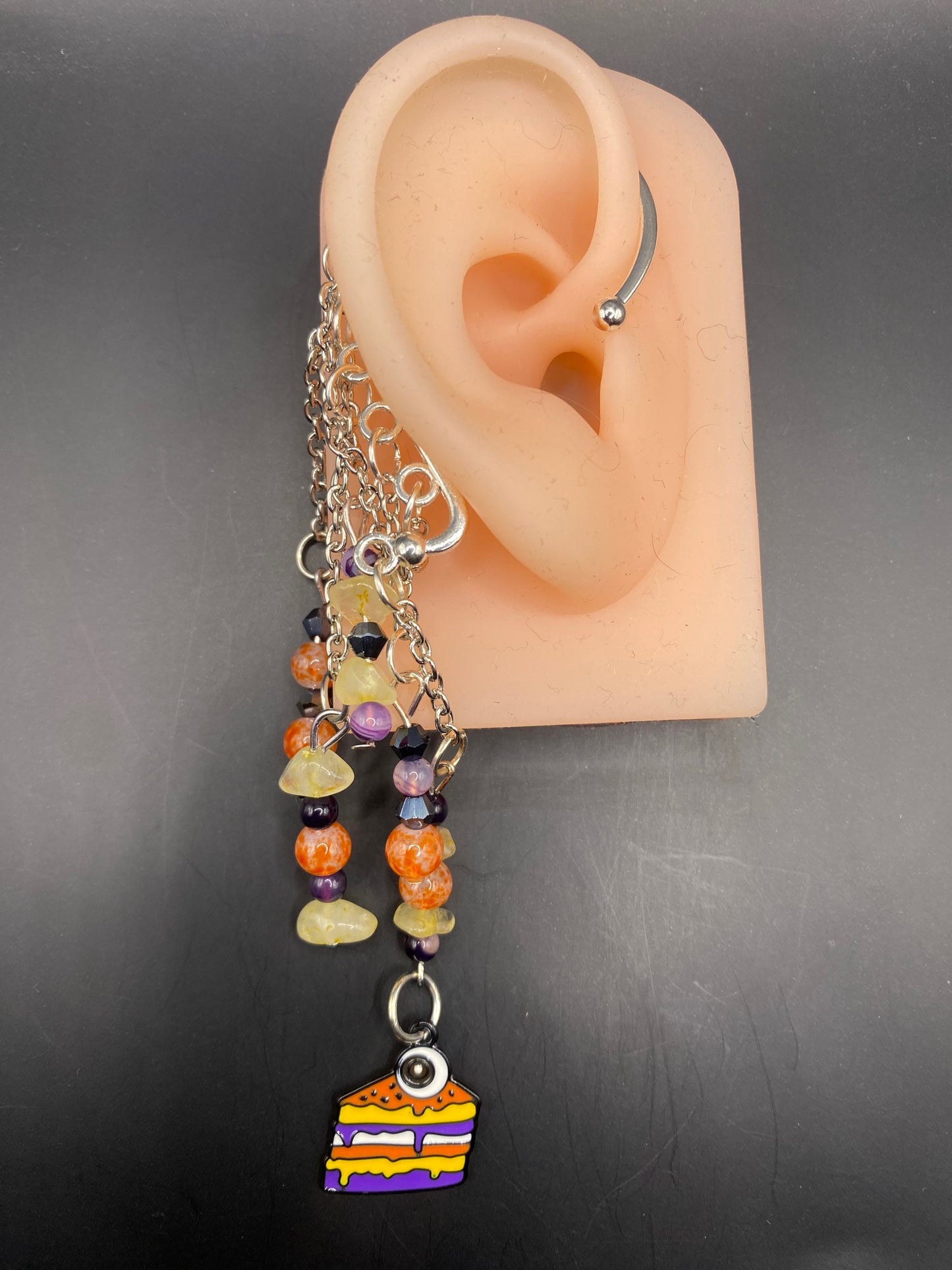 Monster Cake (ear cuff dangle)