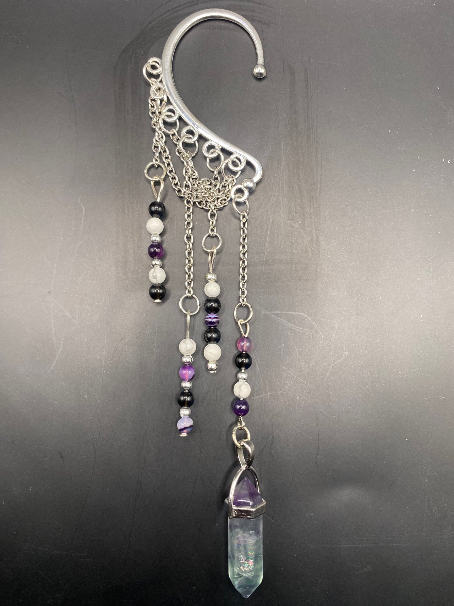 Fluorite Dreams (ear cuff dangle)