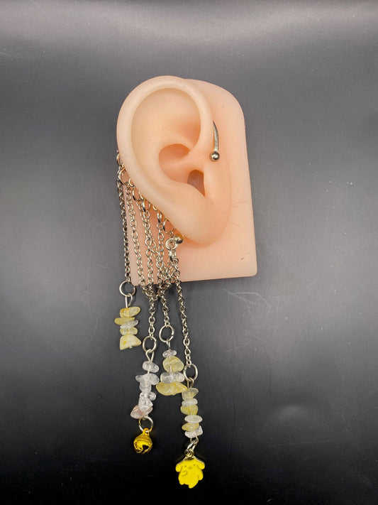 PomPompurin (ear cuff dangle)