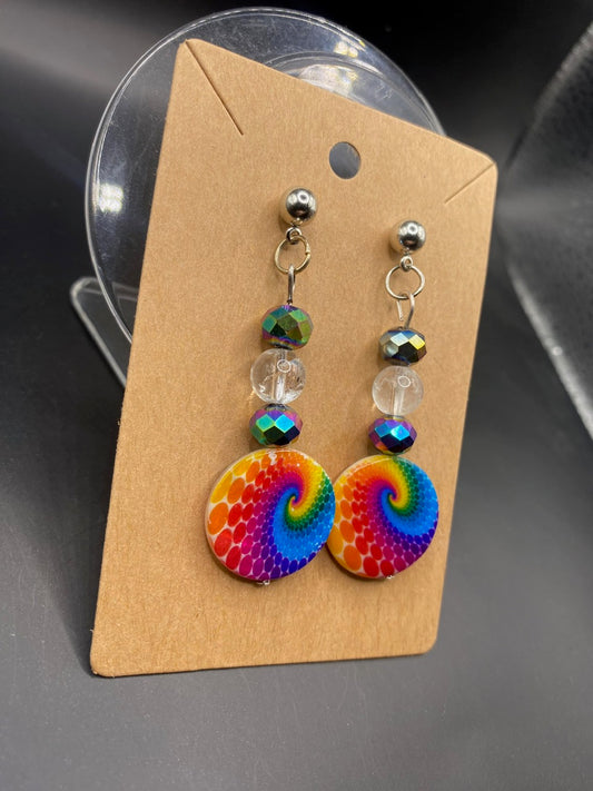 Tye Dyed (earrings)
