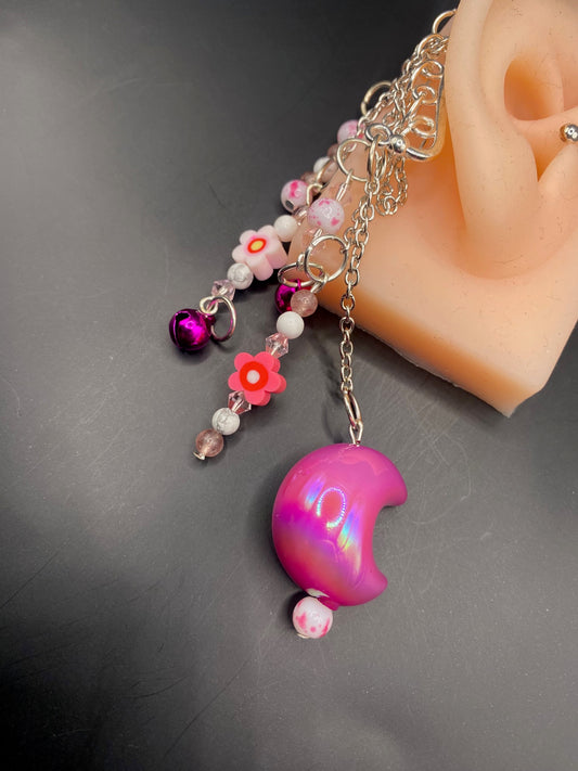 In the Name of the Moon (ear cuff dangle)