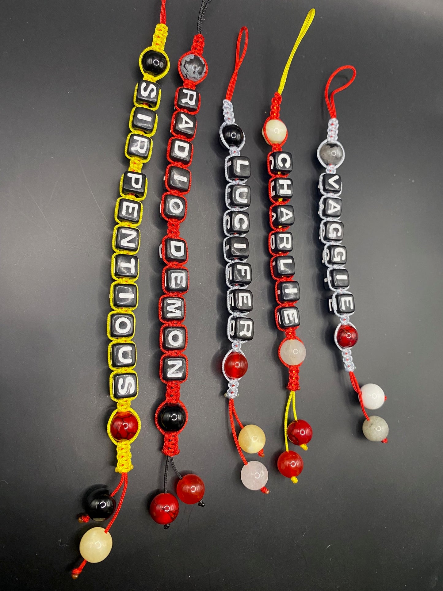 Character keychains (Hazbin Hotel)