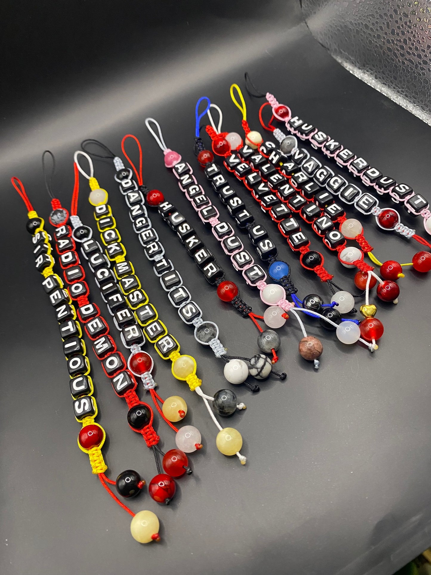 Character keychains (Hazbin Hotel)