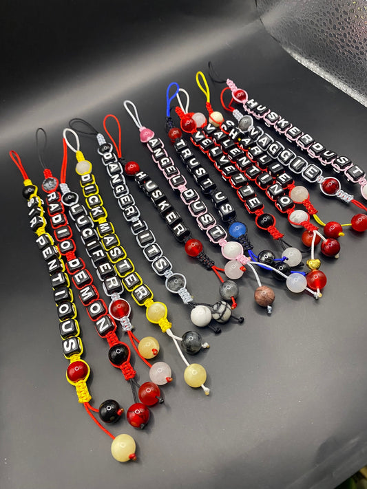 Character keychains (Hazbin Hotel)